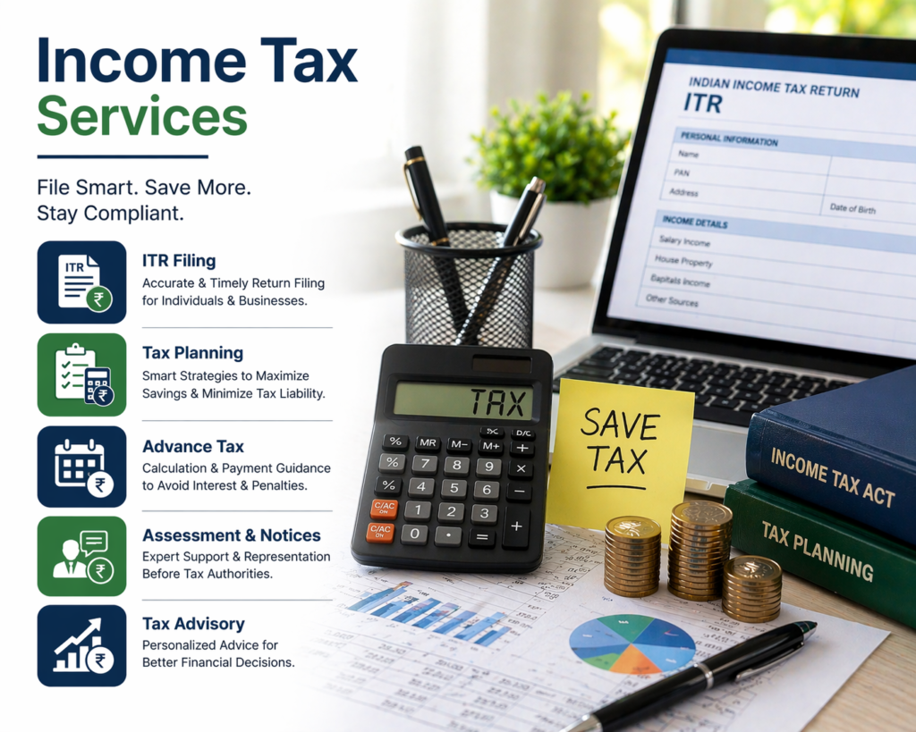income tax services in Pandav Nagar Delhi