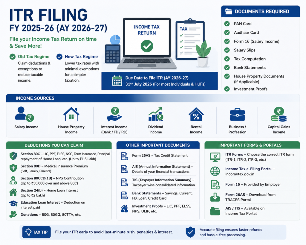 Guide line for Incorm tax return